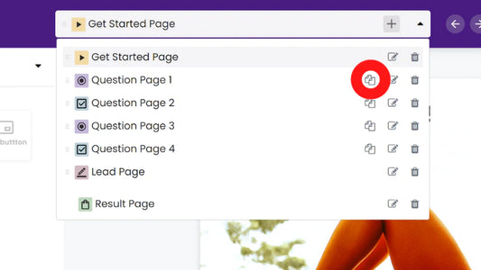 Quickly Duplicating and Consistently Designing Question Pages with the "Copy Paste" Button